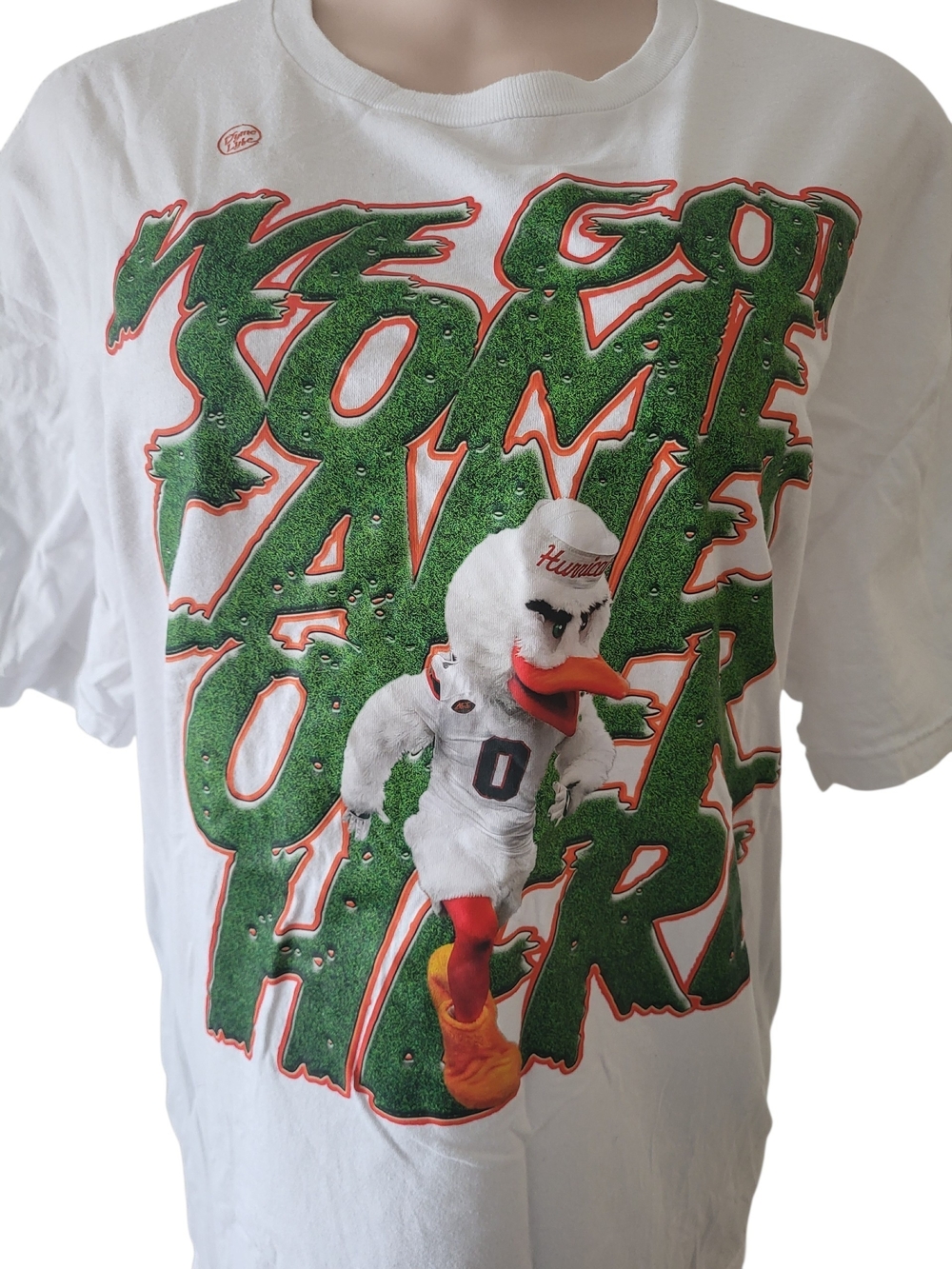 Miami Hurricanes Mascot Graphic Tee - White - Picture 5 of 8